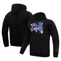 Joel Embiid Philadelphia 76ers Pro Standard Player Yearbook Pullover Hoodie Black