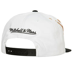 Mitchell & Ness Philadelphia 76ers Hot Fire Snapback Hat White
