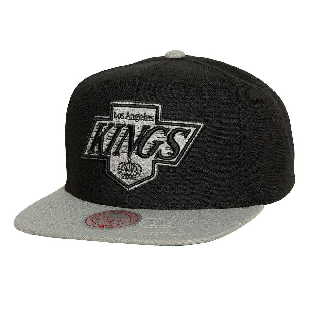 Los Angeles Kings Mitchell & Ness Core Team Ground 2.0 Snapback Hat - Black | NHL on sale