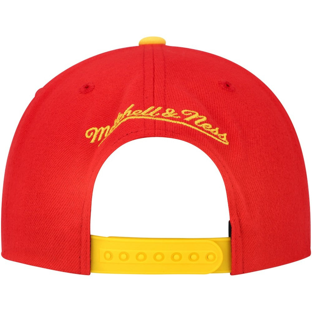 Calgary Flames Mitchell & Ness Core Team Ground 2.0 Snapback Hat - Red | NHL on sale