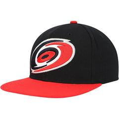 Carolina Hurricanes Mitchell & Ness Core Team Ground 2.0 Snapback Hat - Black | NHL Lifestyle