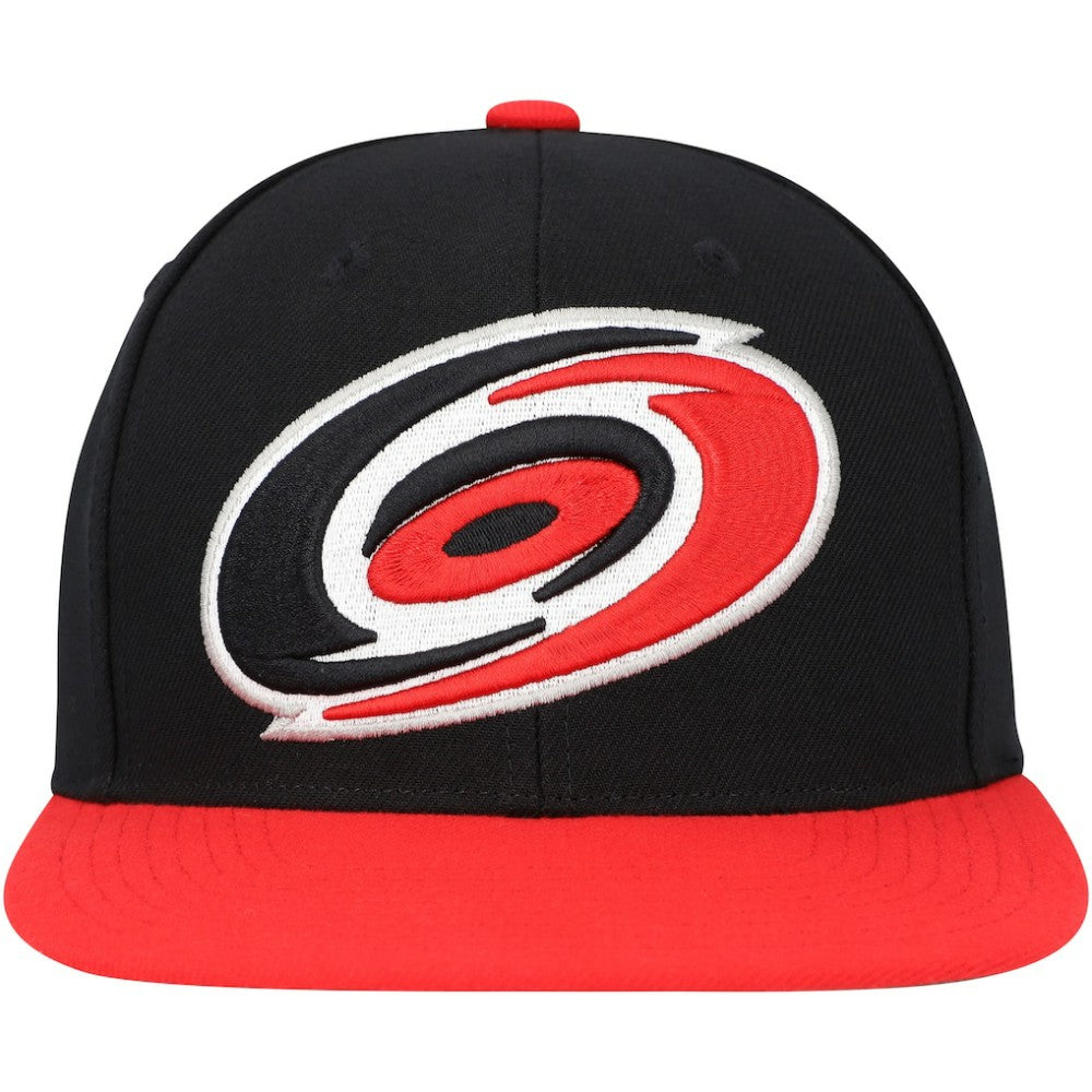 Carolina Hurricanes Mitchell & Ness Core Team Ground 2.0 Snapback Hat - Black | NHL Lifestyle