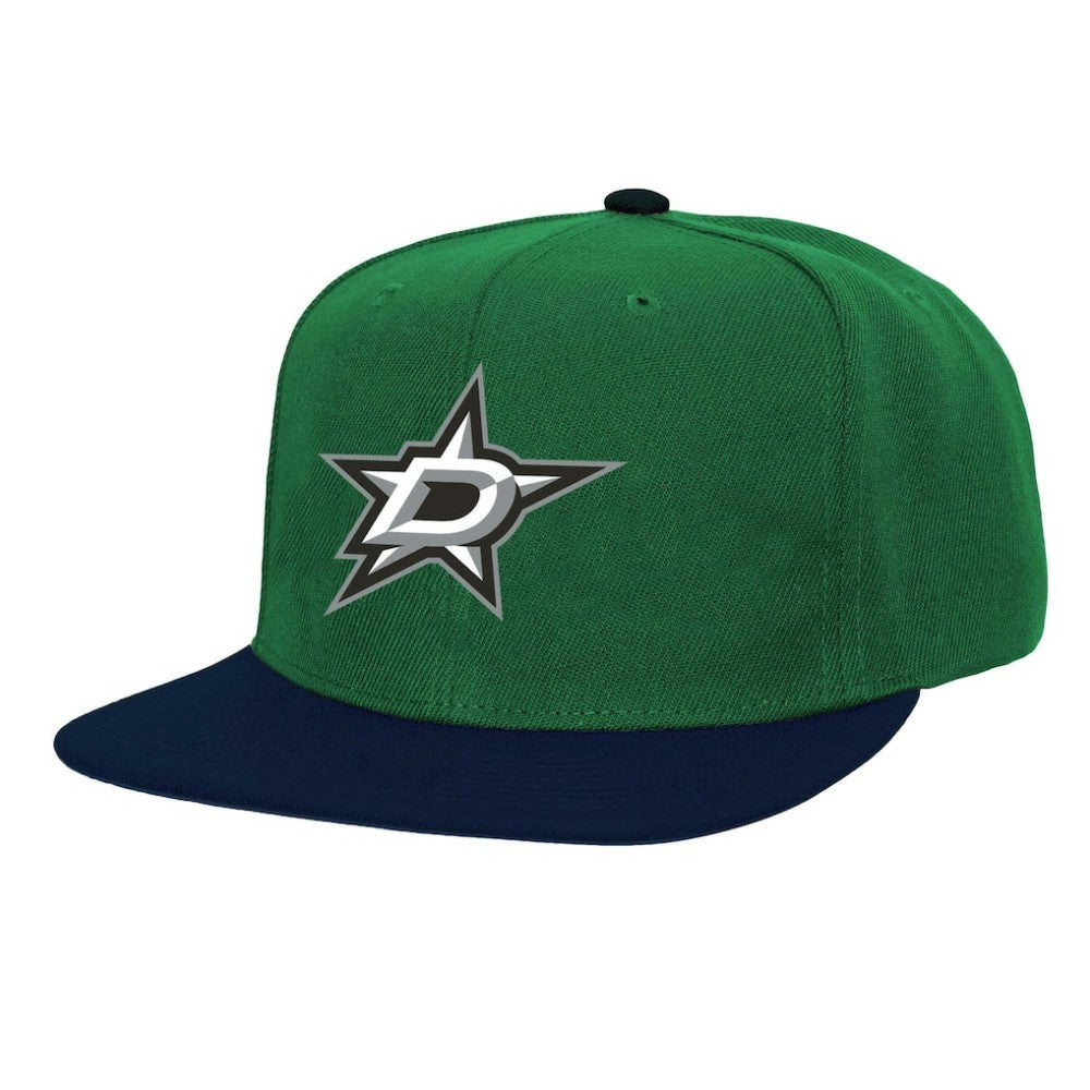 Dallas Stars Mitchell & Ness Core Team Ground 2.0 Snapback Hat - Kelly Green | NHL on sale