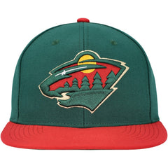 Minnesota Wild Mitchell & Ness Core Team Ground 2.0 Snapback Hat - Green | NHL near me