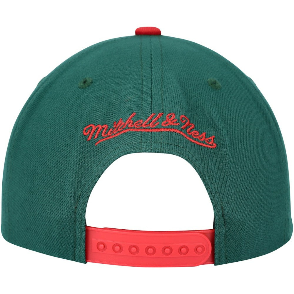 Minnesota Wild Mitchell & Ness Core Team Ground 2.0 Snapback Hat - Green | NHL near me