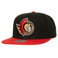Ottawa Senators Mitchell & Ness Core Team Ground 2.0 Snapback Hat - Black | NHL sale