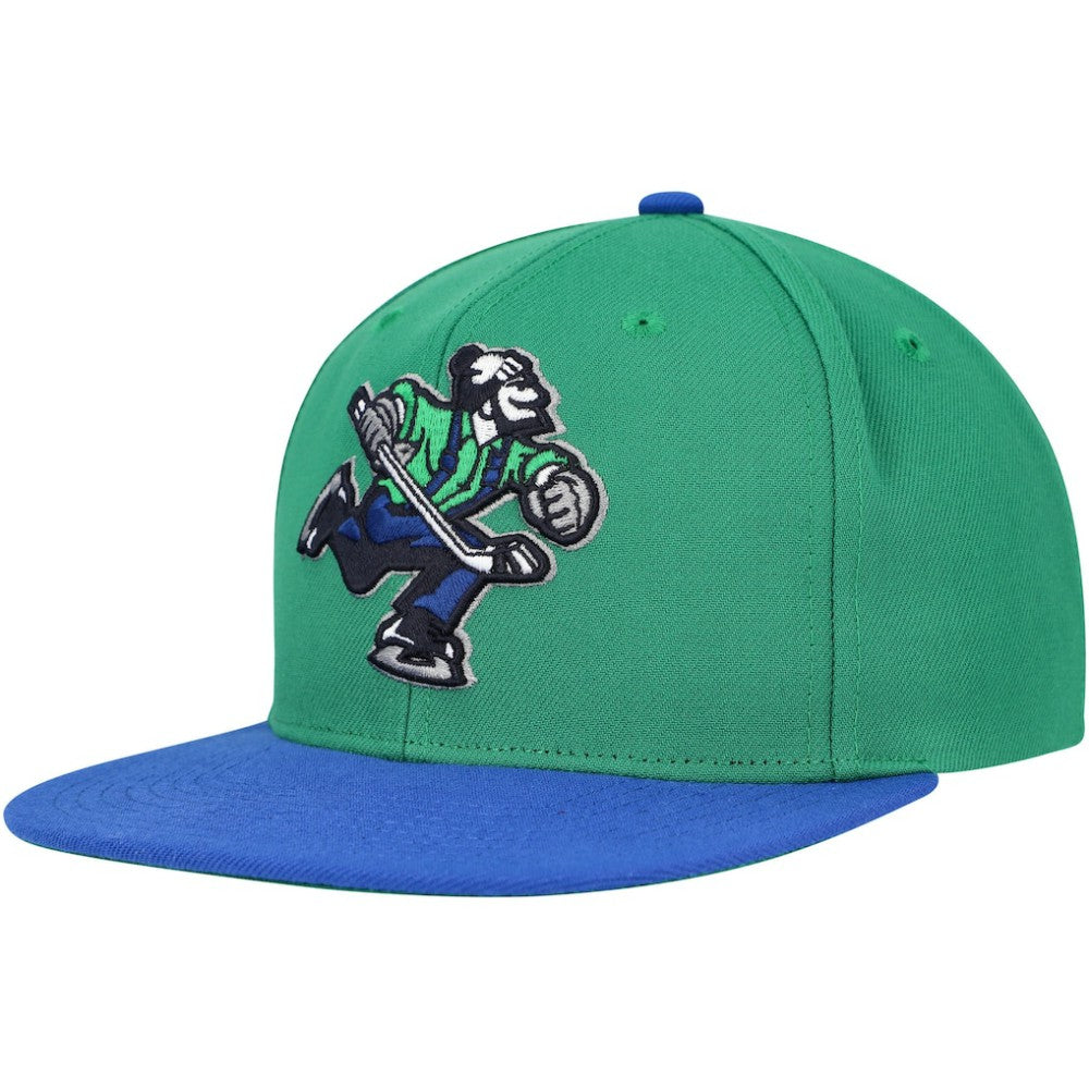 Vancouver Canucks Mitchell & Ness Core Team Ground 2.0 Snapback Hat - Green | NHL sale