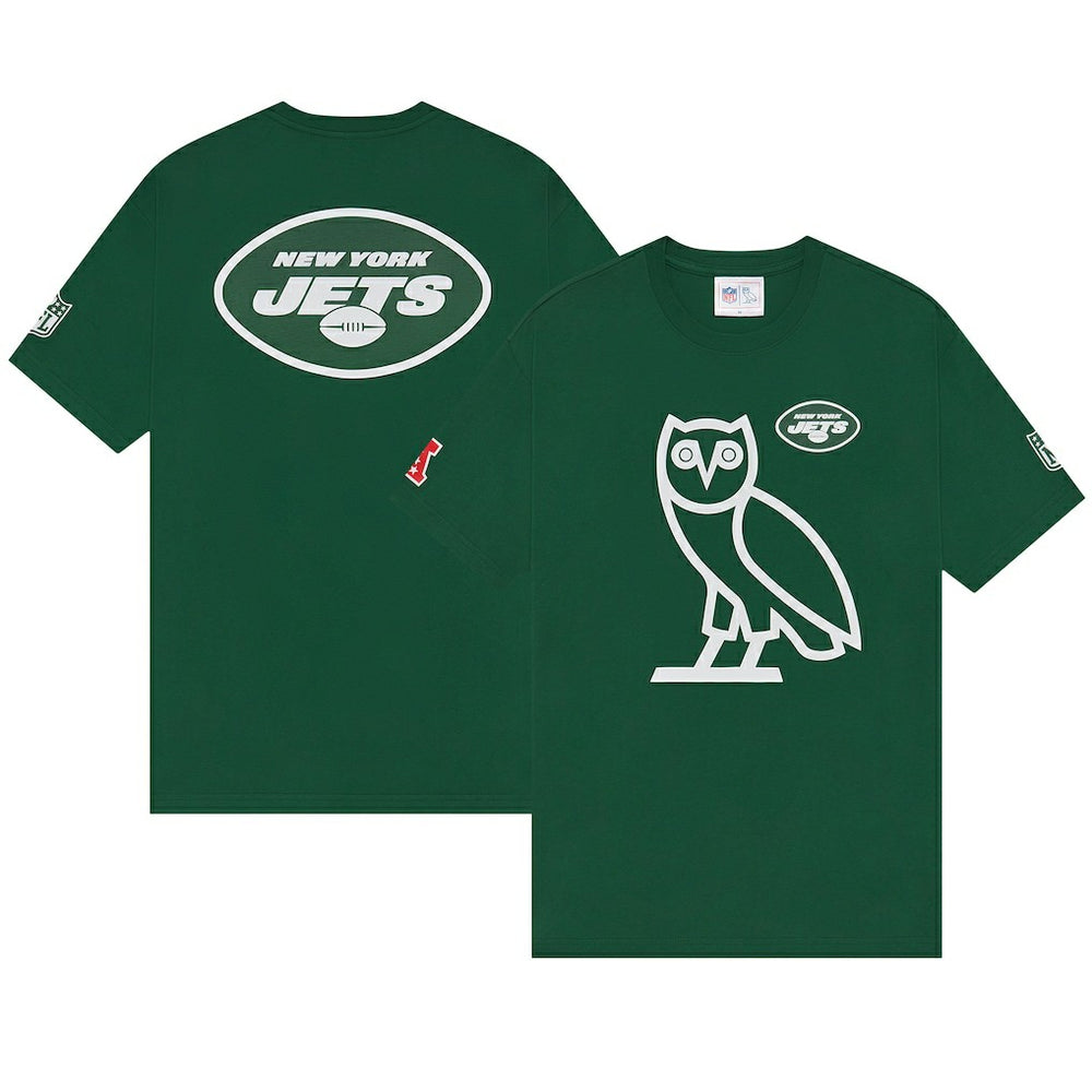 New York Jets OVO x NFL OG Owl T-Shirt – Green - NFL