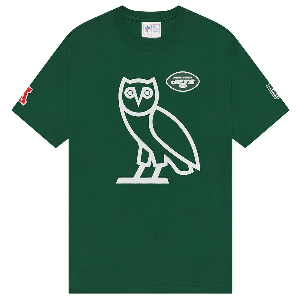 New York Jets OVO x NFL OG Owl T-Shirt – Green - NFL