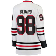 Connor Bedard Chicago Blackhawks Fanatics Women's Away Breakaway Jersey - White | Fanatics discount