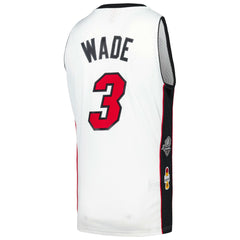 Mitchell & Ness Dwyane Wade Miami Heat Unisex Hall of Fame Class of 2023 Throwback Swingman Jersey White