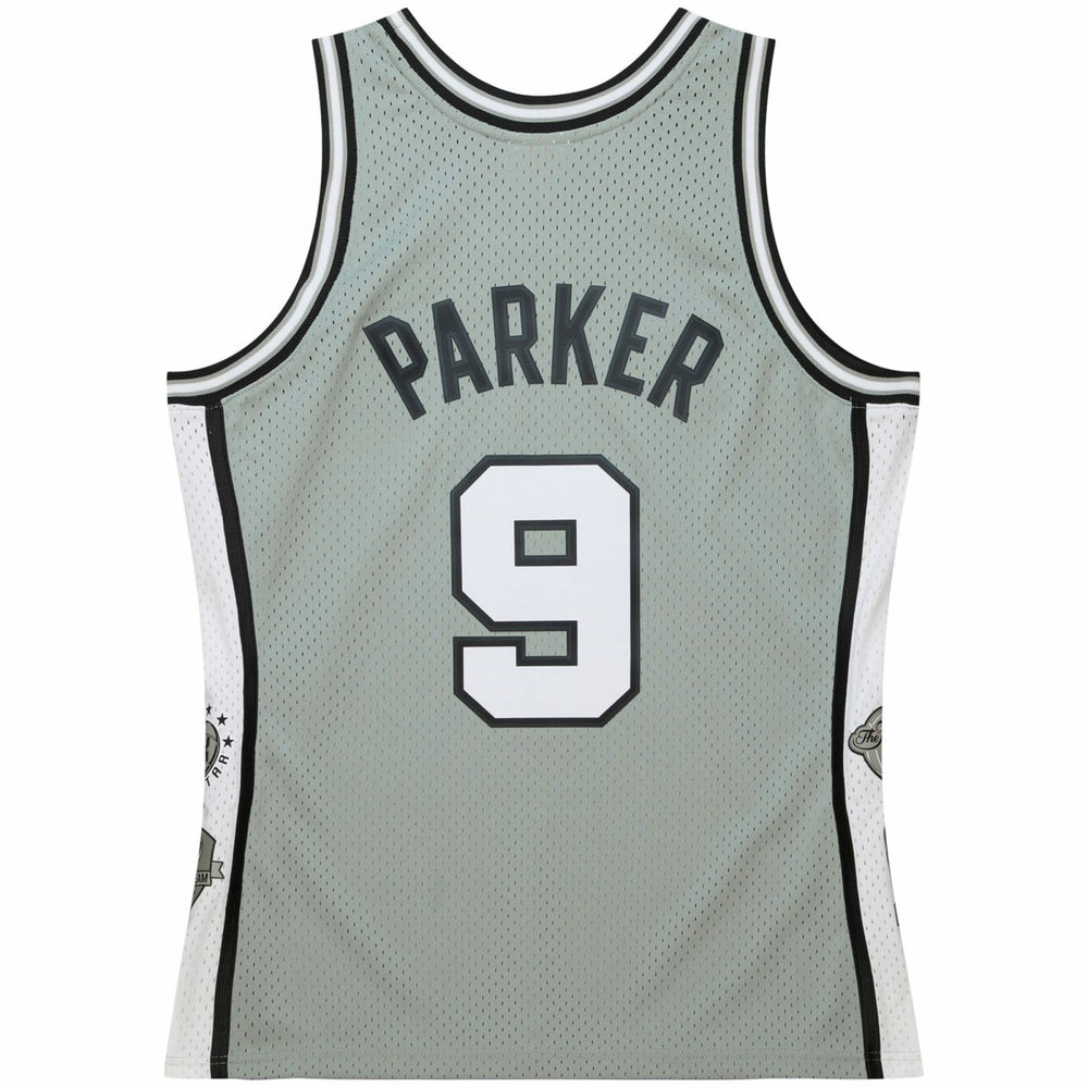 Mitchell & Ness Tony Parker San Antonio Spurs Unisex Hall of Fame Class of 2023 Throwback Swingman Jersey Gray