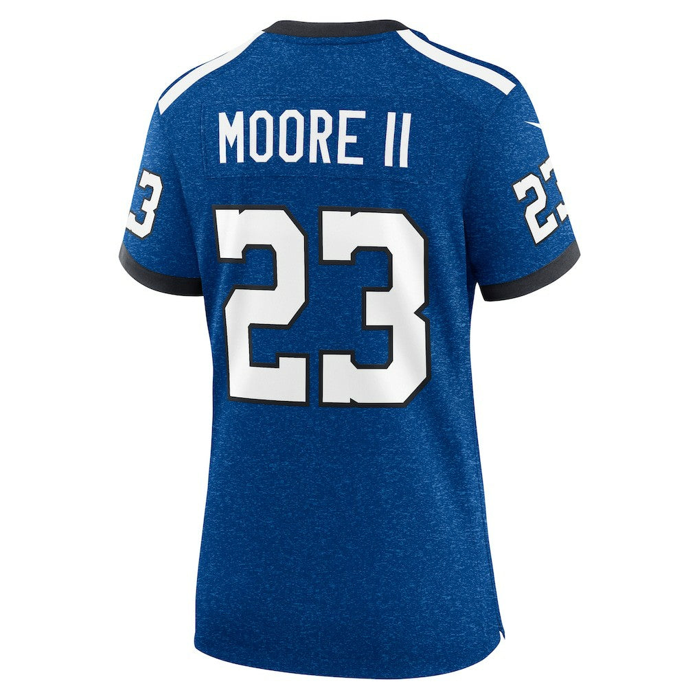 Kenny Moore II Indianapolis Colts Women's Indiana Nights Alternate Game Jersey - Royal - Nike