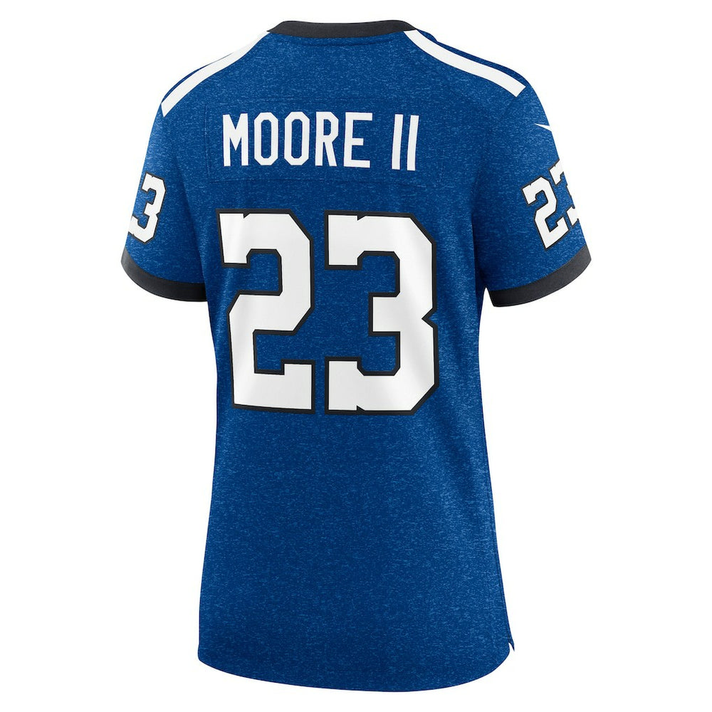 Kenny Moore II Indianapolis Colts Women's Indiana Nights Alternate Game Jersey - Royal - Nike