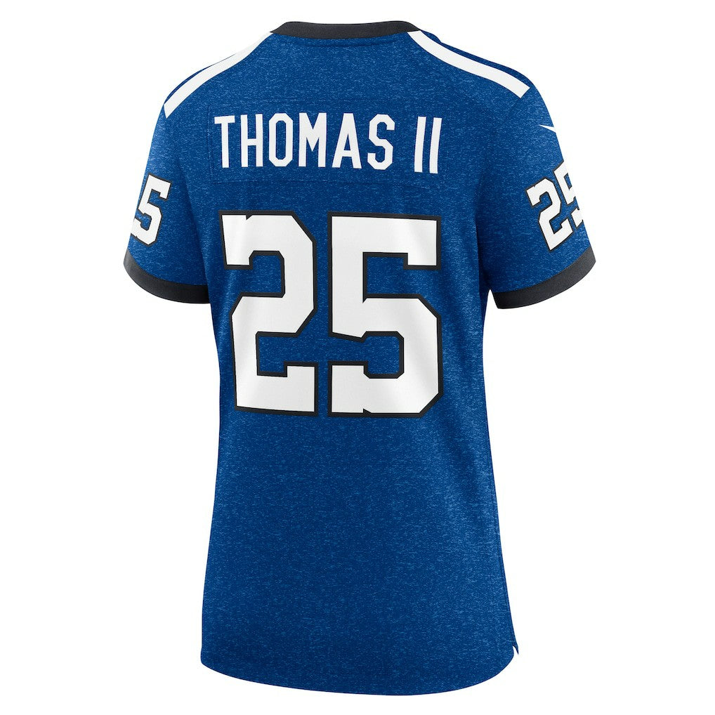 Rodney Thomas II Indianapolis Colts Women's Indiana Nights Alternate Game Jersey - Royal - Nike