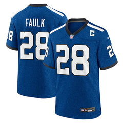 Marshall Faulk Indianapolis Colts Retired Player Alternate Game Jersey - Blue - Nike