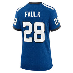 Marshall Faulk Indianapolis Colts Women's Indiana Nights Alternate Game Jersey - Royal - Nike