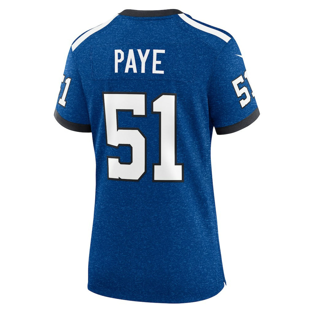 Kwity Paye Indianapolis Colts Women's Indiana Nights Alternate Game Jersey - Royal - Nike
