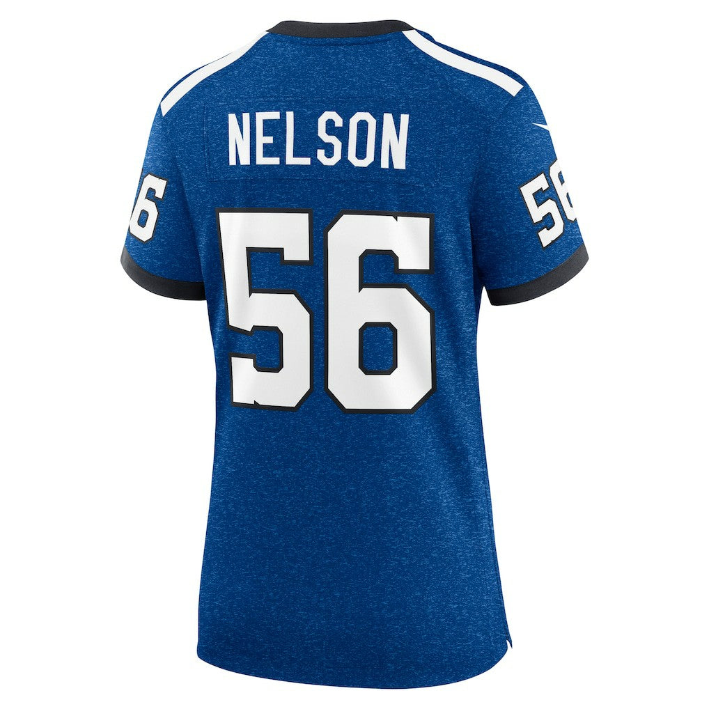 Quenton Nelson Indianapolis Colts Women's Indiana Nights Alternate Game Jersey - Royal - Nike