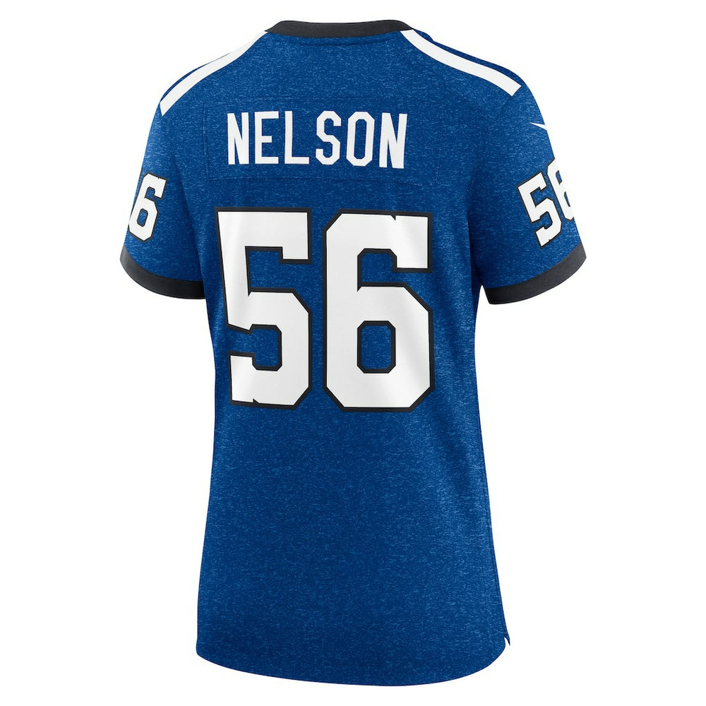 Quenton Nelson Indianapolis Colts Women's Indiana Nights Alternate Game Jersey - Royal - Nike