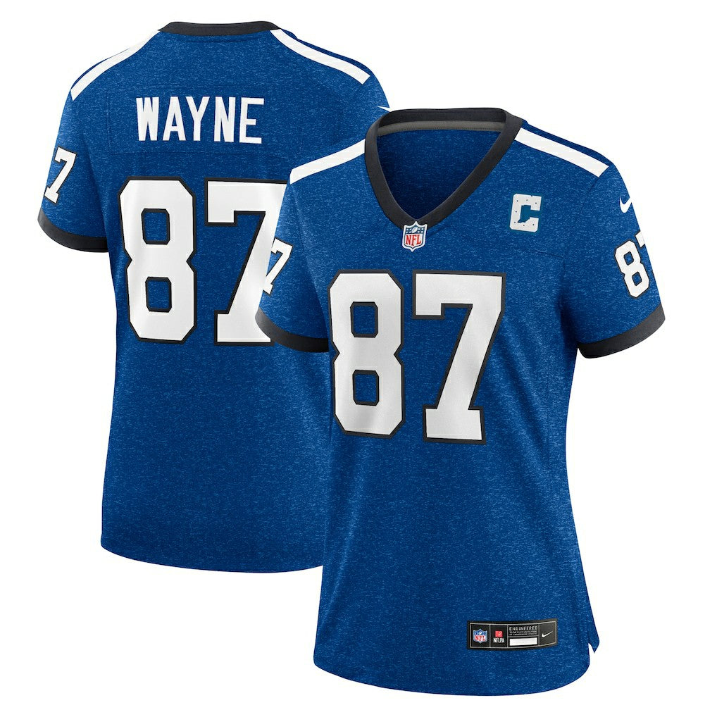 Reggie Wayne Indianapolis Colts Women's Indiana Nights Alternate Game Jersey - Royal - Nike
