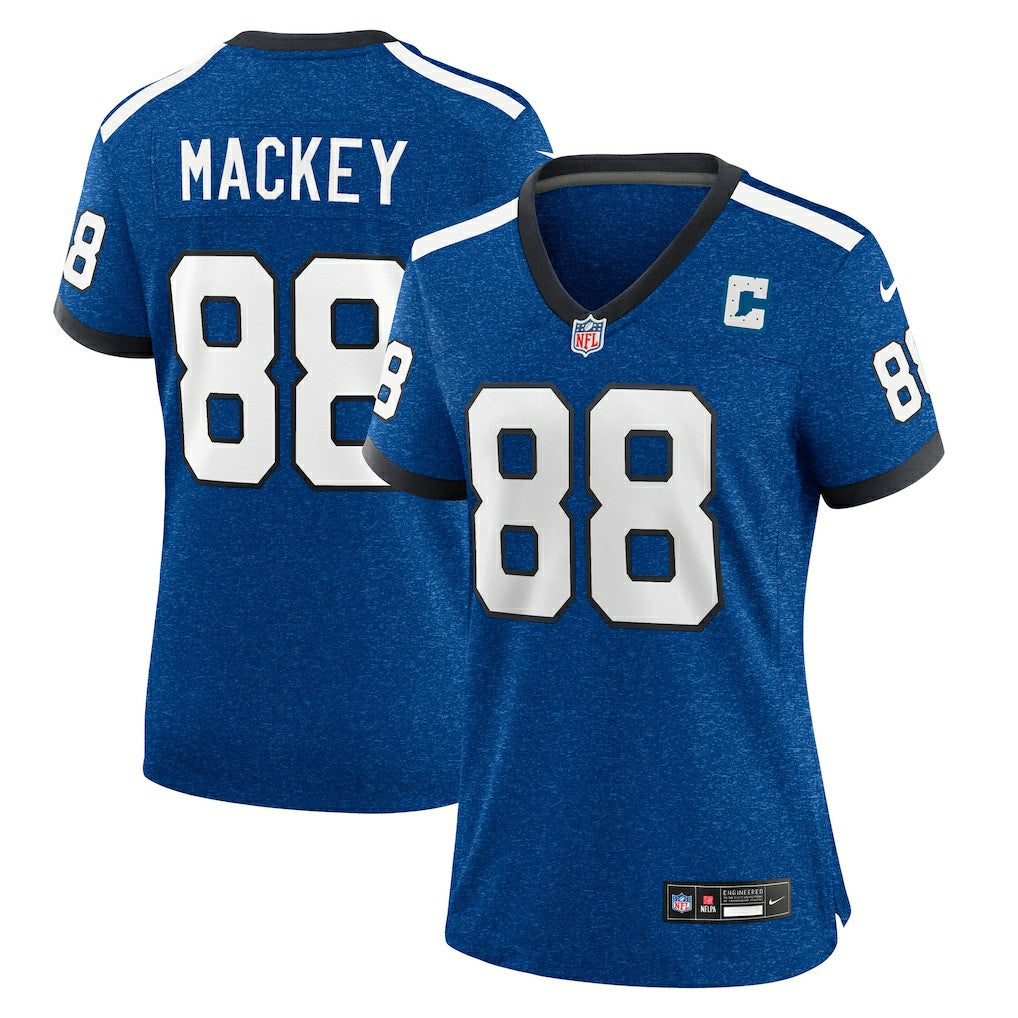 John Mackey Indianapolis Colts Women's Indiana Nights Alternate Game Jersey - Royal - Nike