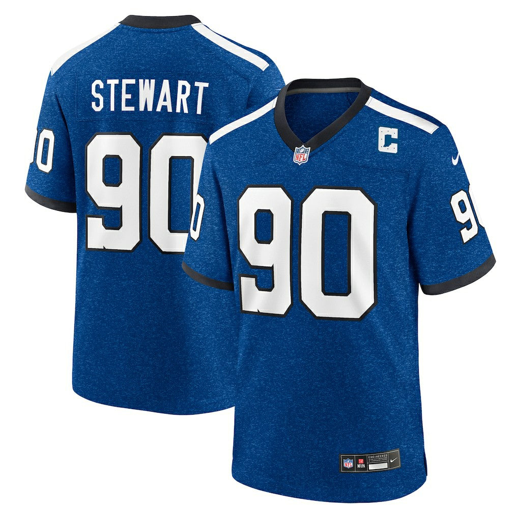Grover Stewart Indianapolis Colts Alternate Game Jersey - Blue - Nike