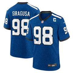 Tony Siragusa Indianapolis Colts Retired Player Alternate Game Jersey - Blue - Nike