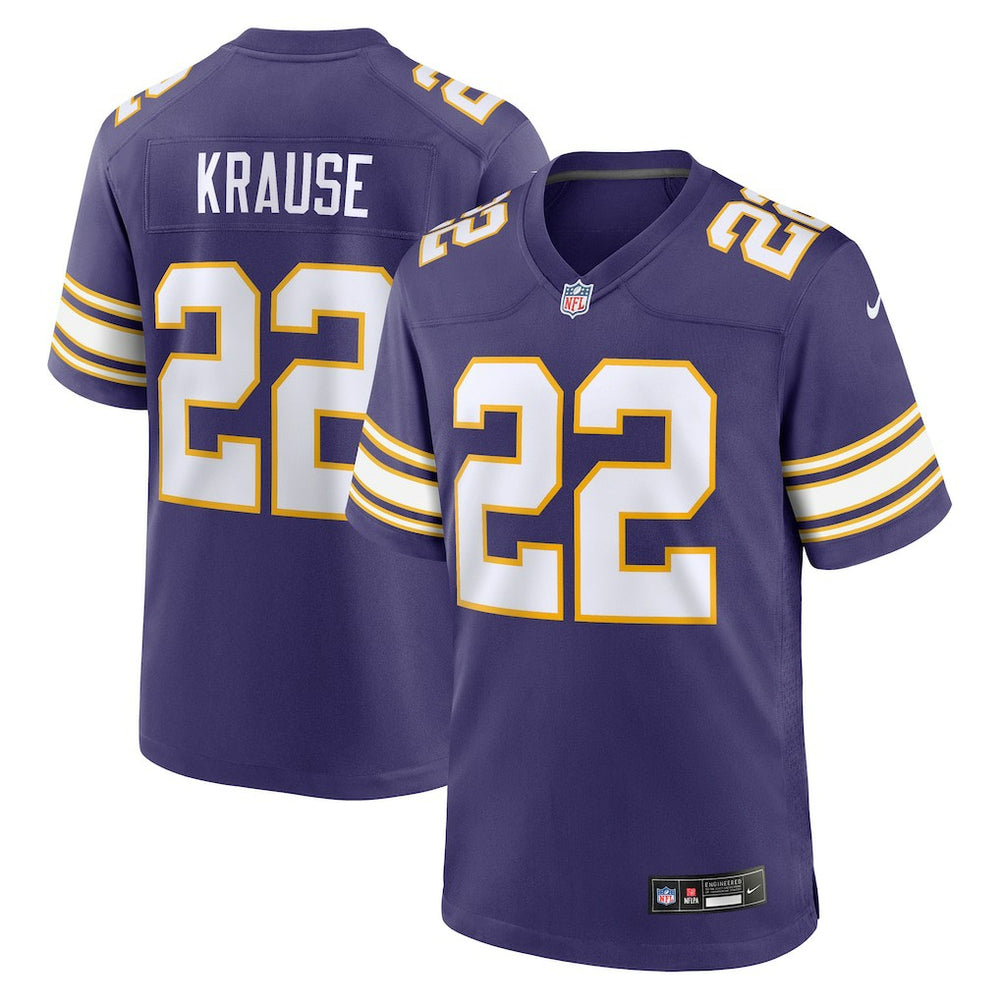 Paul Krause Minnesota Vikings Retired Player Alternate Game Jersey - Purple - Nike