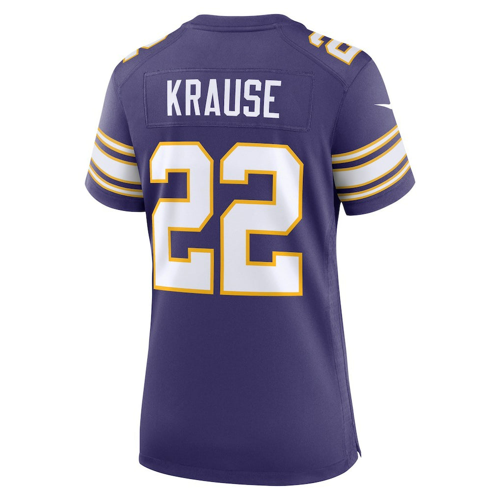 Paul Krause Minnesota Vikings Women's Classic Retired Player Jersey - Purple - Nike