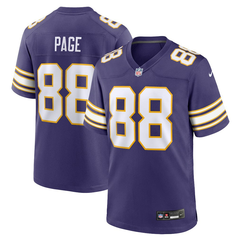 Alan Page Minnesota Vikings Retired Player Alternate Game Jersey - Purple - Nike