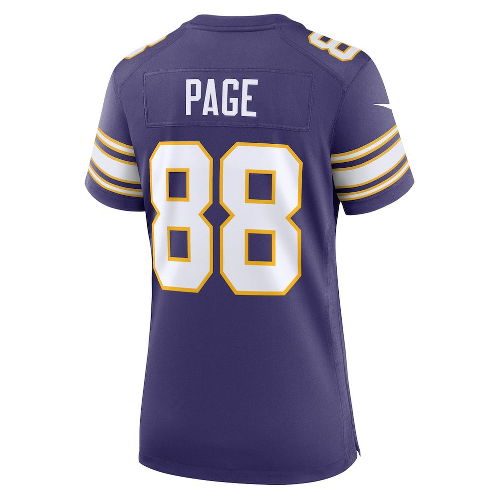 Alan Page Minnesota Vikings Women's Classic Retired Player Jersey - Purple - Nike