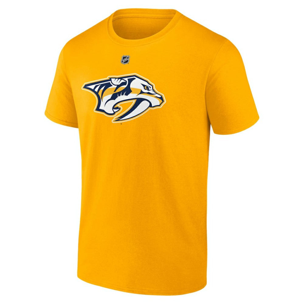 Ryan O'Reilly Nashville Predators Fanatics Authentic Stack Name & Number T-Shirt - Gold | Fanatics Lifestyle