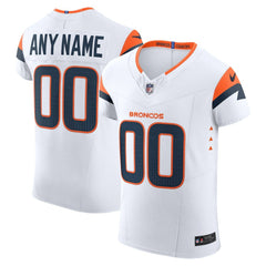 Denver Broncos Vapor F.U.S.E. Elite Custom Jersey - White - Nike