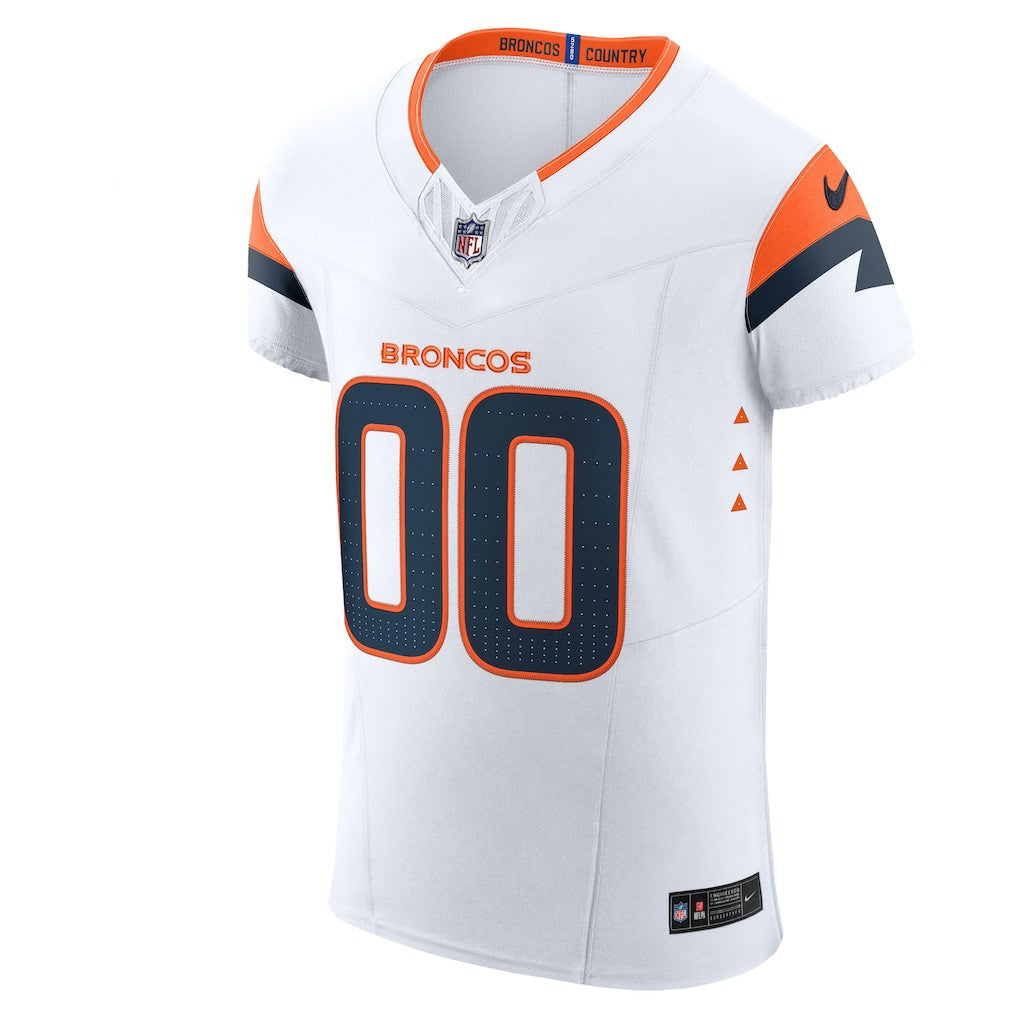 Denver Broncos Vapor F.U.S.E. Elite Custom Jersey - White - Nike