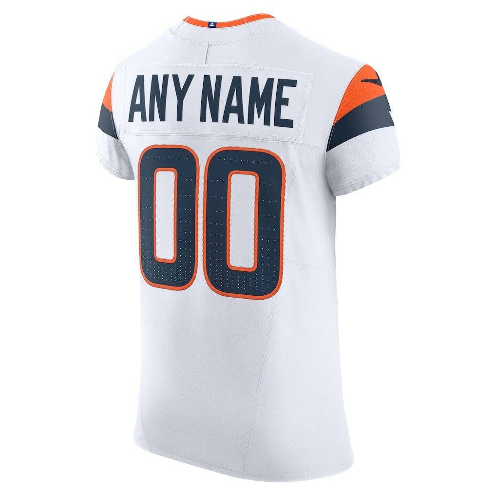 Denver Broncos Vapor F.U.S.E. Elite Custom Jersey - White - Nike