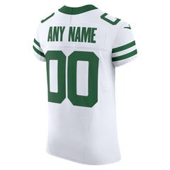 New York Jets Vapor F.U.S.E. Elite Custom Jersey - White - Nike