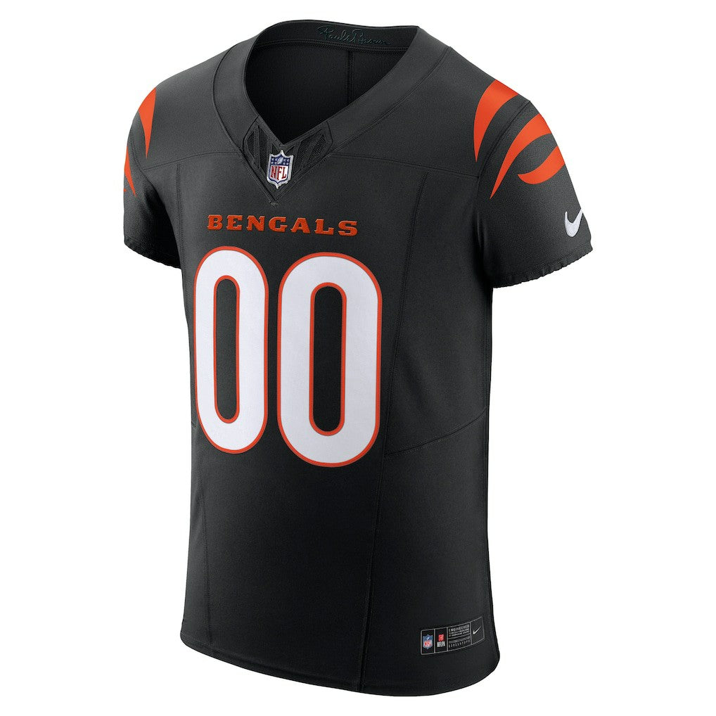 Cincinnati Bengals Team Vapor F.U.S.E. Elite Custom Jersey - Black - Nike