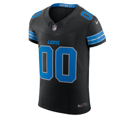 Detroit Lions Alternate Vapor F.U.S.E. Elite Custom Jersey - Black - Nike