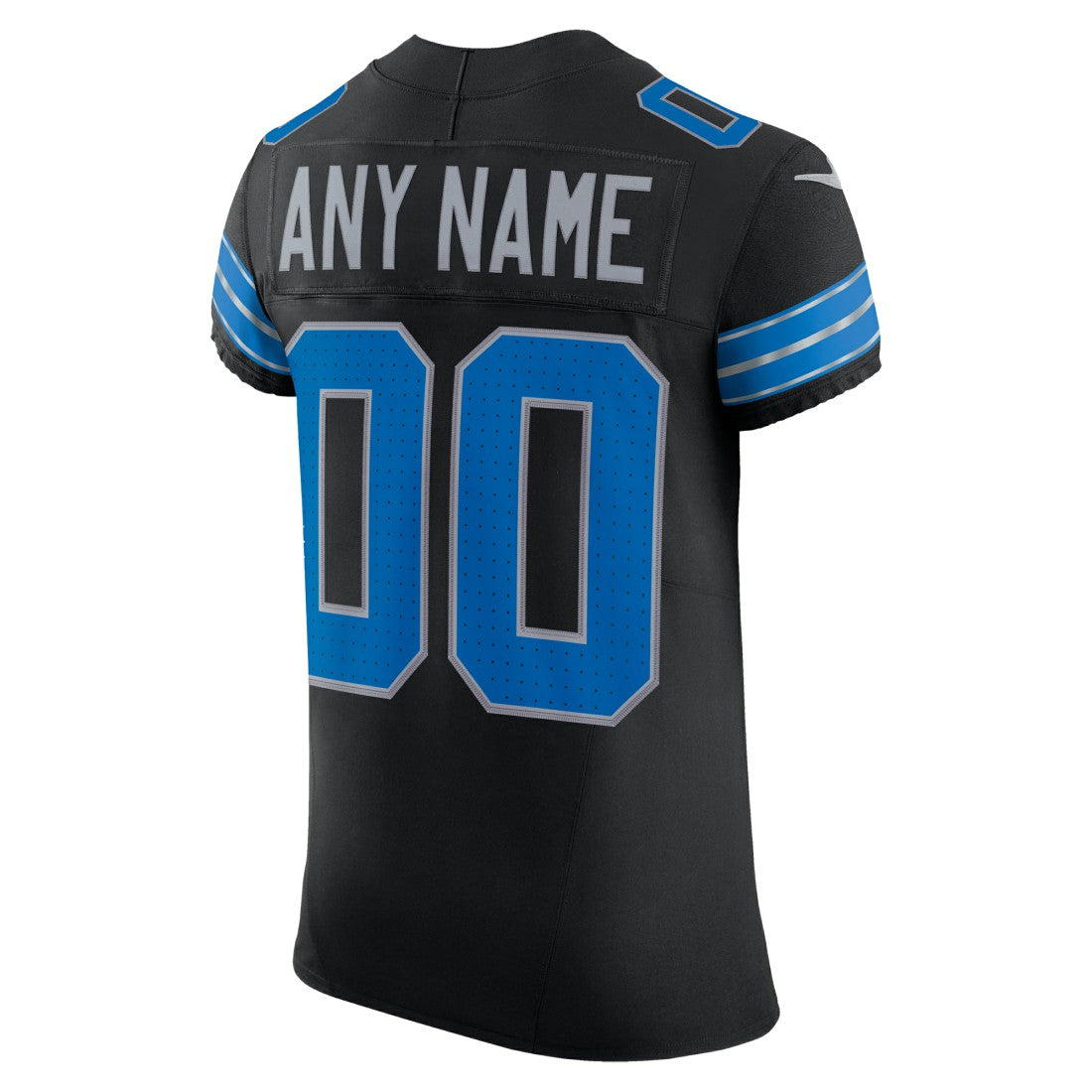 Detroit Lions Alternate Vapor F.U.S.E. Elite Custom Jersey - Black - Nike