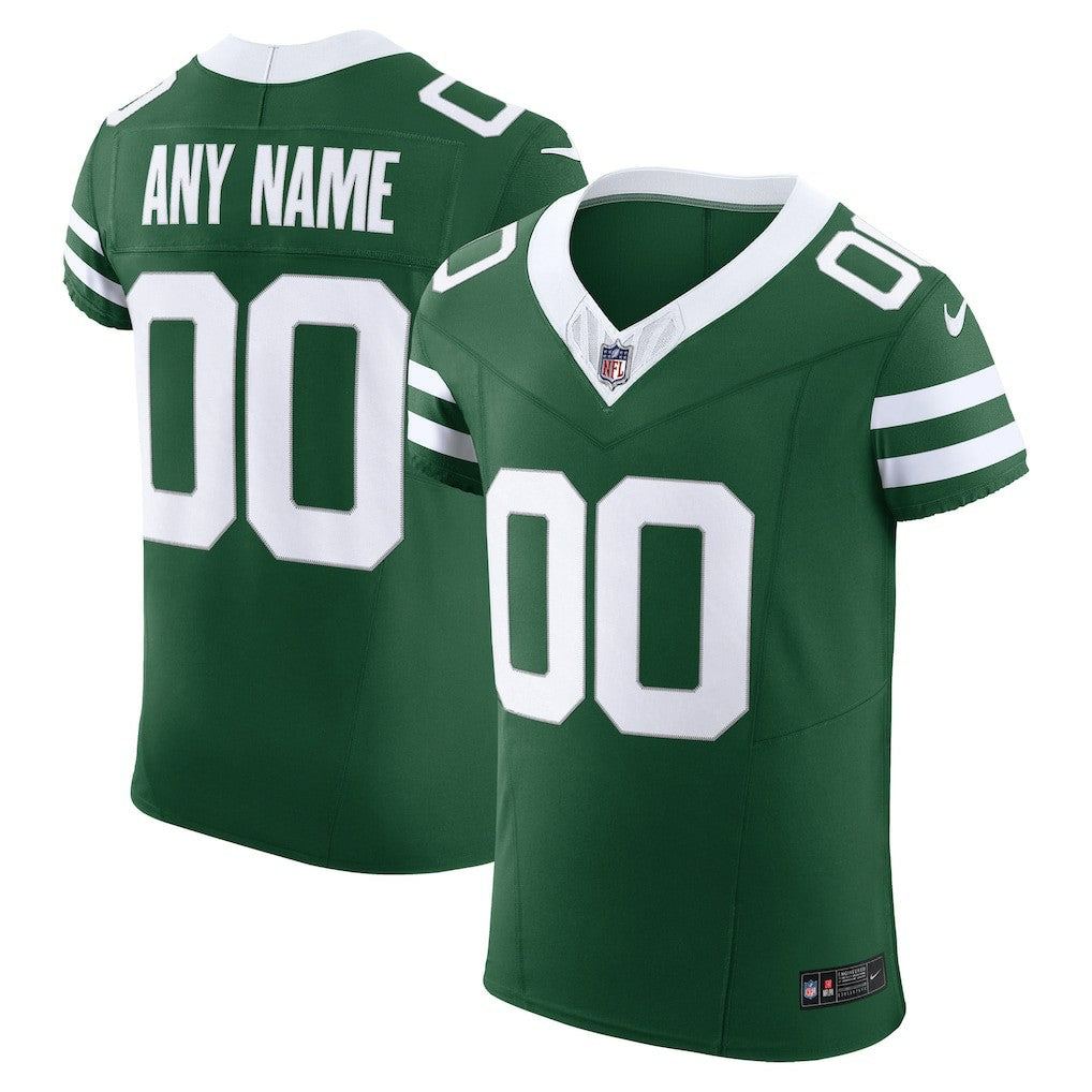 New York Jets Vapor F.U.S.E. Elite Custom Jersey - Legacy Green - Nike