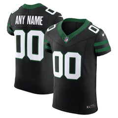 New York Jets Alternate Vapor F.U.S.E. Elite Custom Jersey - Legacy Black - Nike