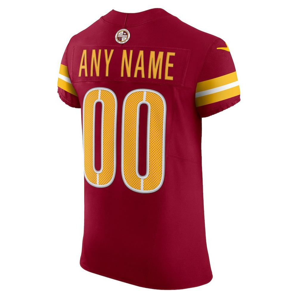 Washington Commanders Team Vapor F.U.S.E. Elite Custom Jersey - Burgundy - Nike