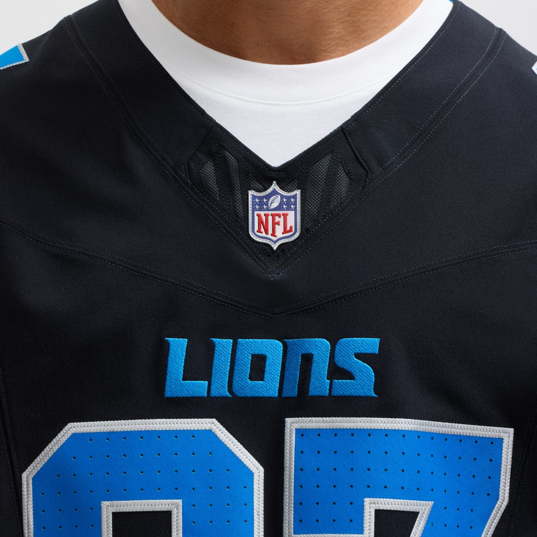 Aidan Hutchinson Detroit Lions Alternate Vapor F.U.S.E. Elite Jersey - Black - Nike