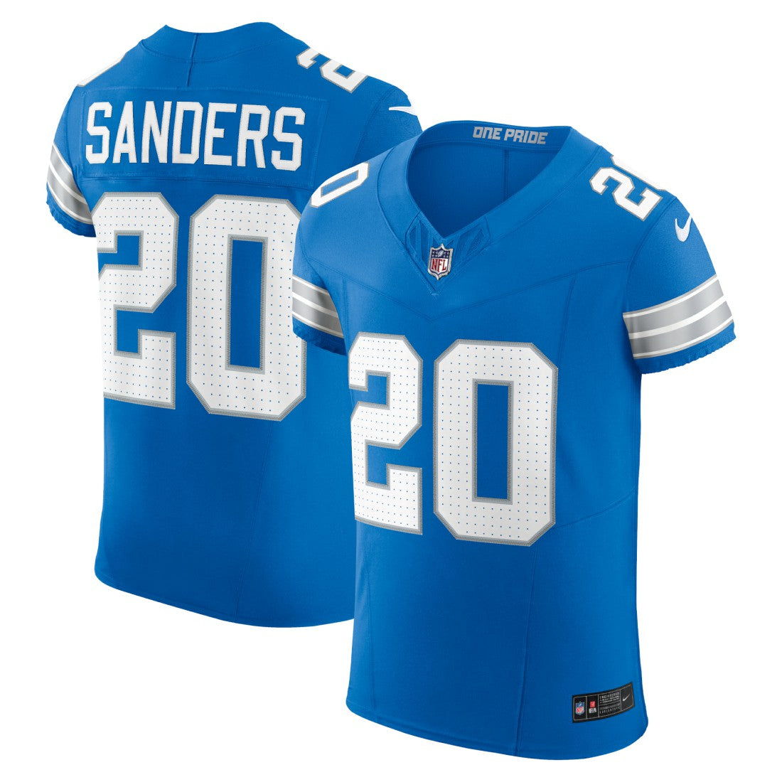 Barry Sanders Detroit Lions Vapor F.U.S.E. Elite Jersey - Blue - Nike