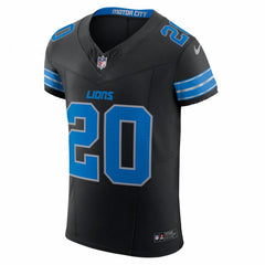 Barry Sanders Detroit Lions Alternate Vapor F.U.S.E. Elite Jersey - Black - Nike