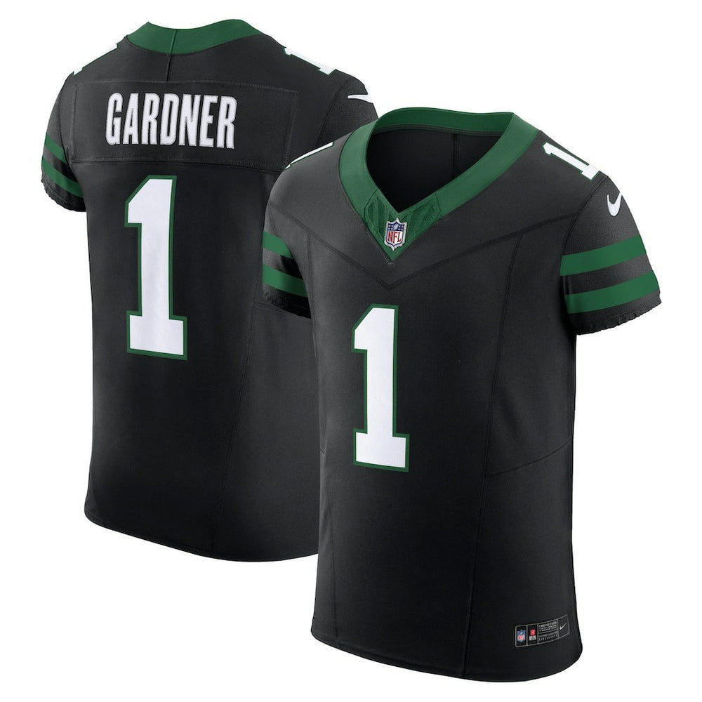 Ahmad Sauce Gardner New York Jets Vapor F.U.S.E. Elite Jersey Vapor F.U.S.E. Elite Jersey - Black - Nike