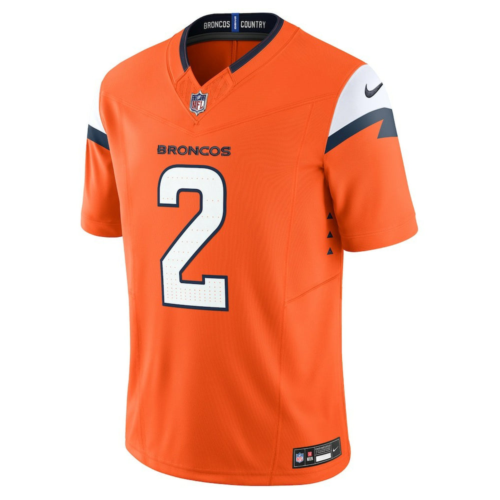 Patrick Surtain II Denver Broncos Mile High Collection Vapor F.U.S.E. Limited Jersey - Orange - Nike