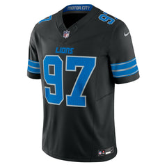 Aidan Hutchinson Detroit Lions 2nd Alternate Vapor F.U.S.E. Limited Jersey - Black - Nike