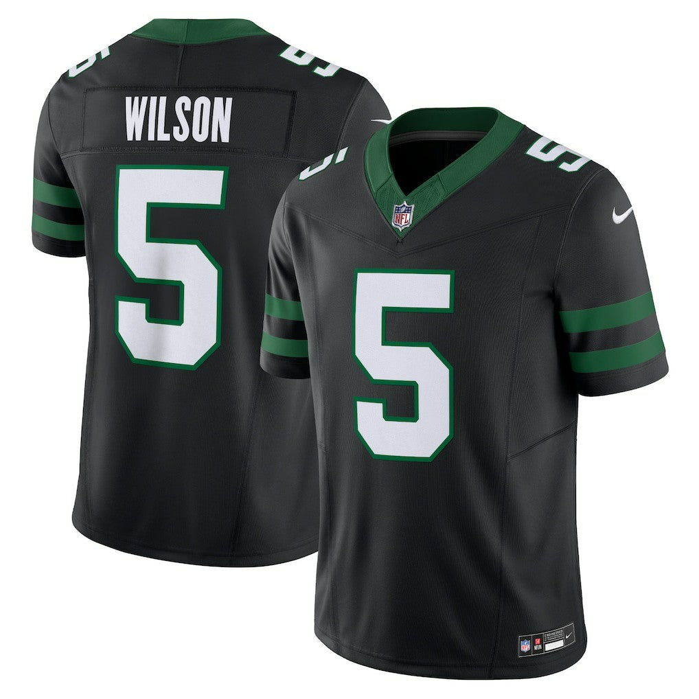 Garrett Wilson New York Jets Alternate Vapor F.U.S.E. Limited Jersey - Legacy Black - Nike